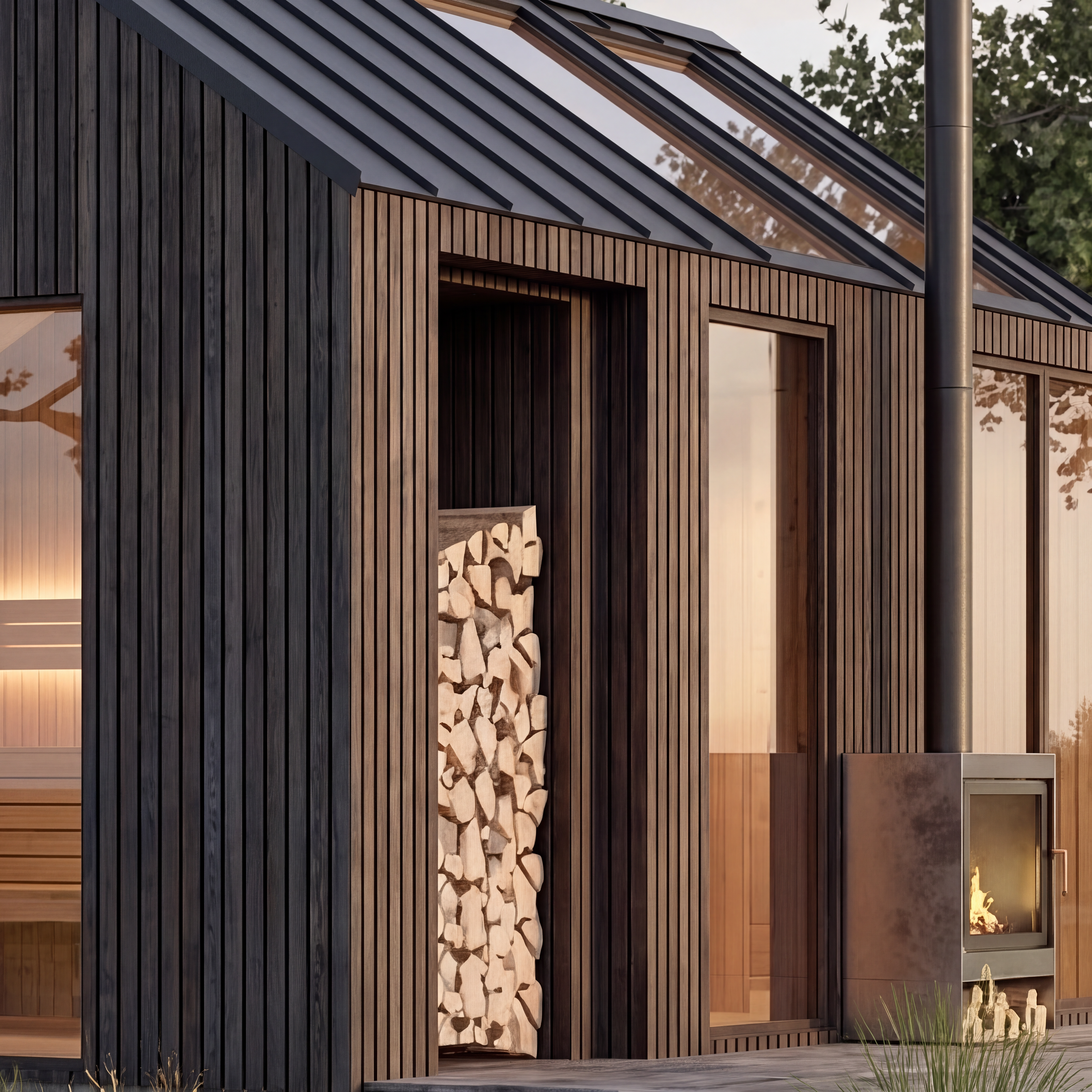 Dark timber